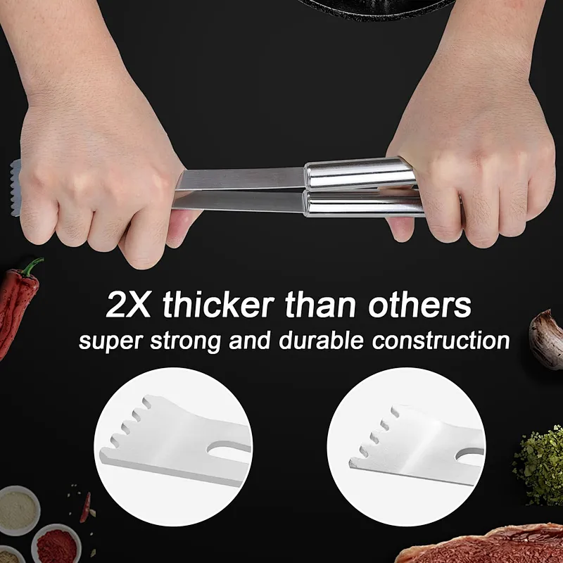 19 PCS BBQ Grill Tools Stainless Steel Grilling Utensil Set Grill Set